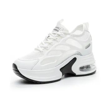 NRDROFFICIAL Slip Resistant, Abrasion Resistant, Breathable, Lightweight Low Top Casual Shoes 8cm Women's