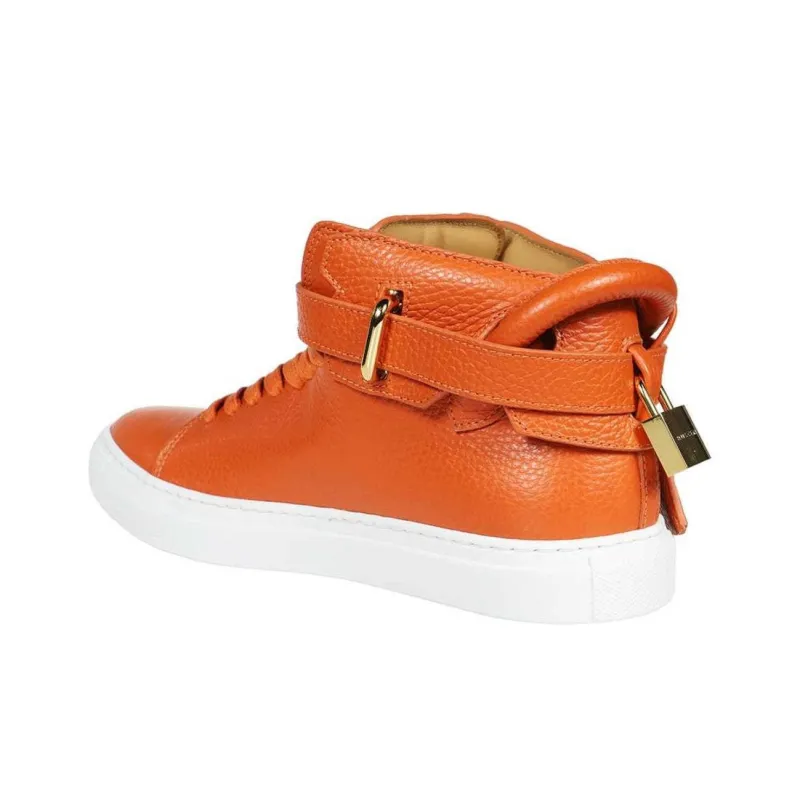 Buscemi ALCE Skateboard Shoes Men's Orange-3