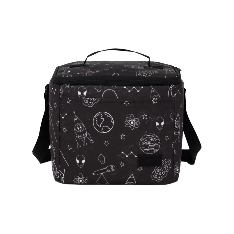JanSport Polyester Crossbody Bag Lunch Bag Storage Bag Unisex Cosmic Black-2