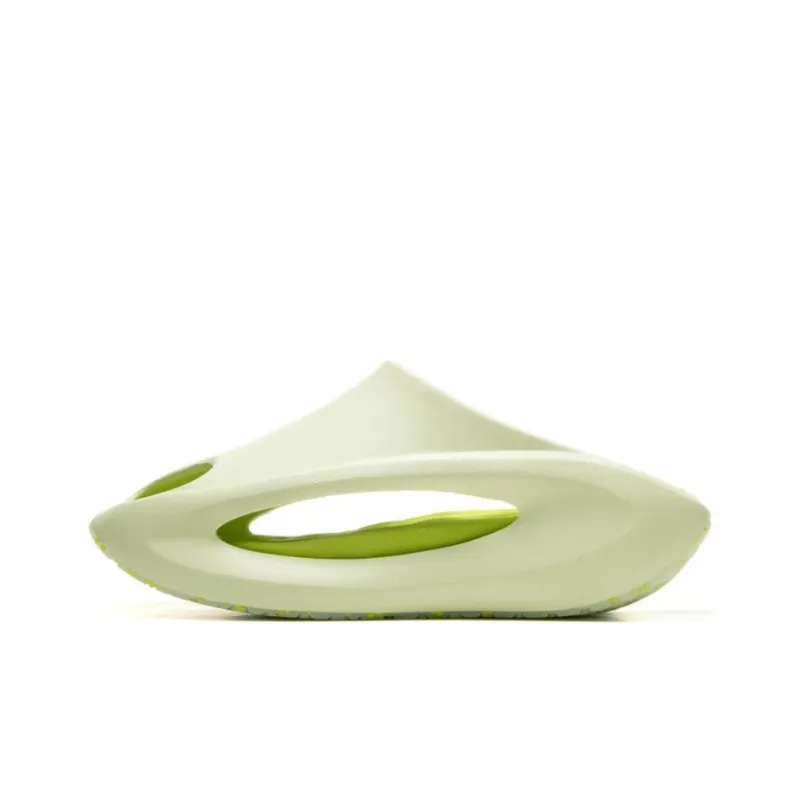LiNing Yun You Slay Slip Resistant Abrasion Resistant Slide Slippers Unisex Light Fruit Green-0