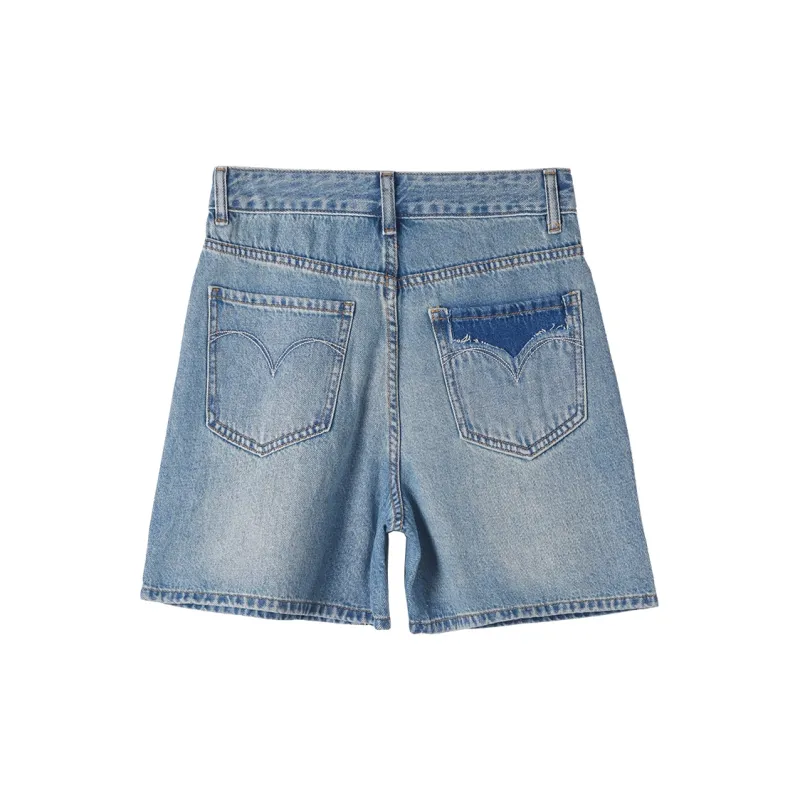 HIPPIEMISS Denim Shorts Women's Blue-1