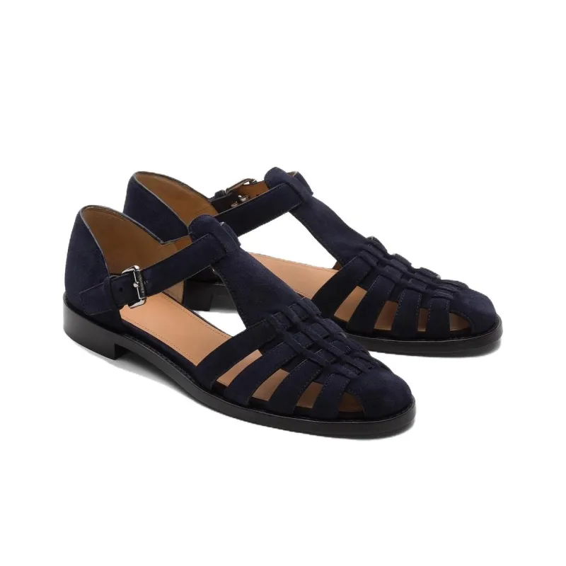 CHURCH'S Kelsey Roman Sandals Women's Blue-2