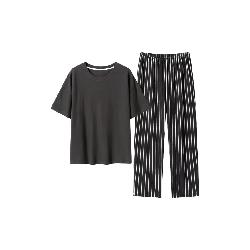 Close fitting Areas Pajama Set Women's-0