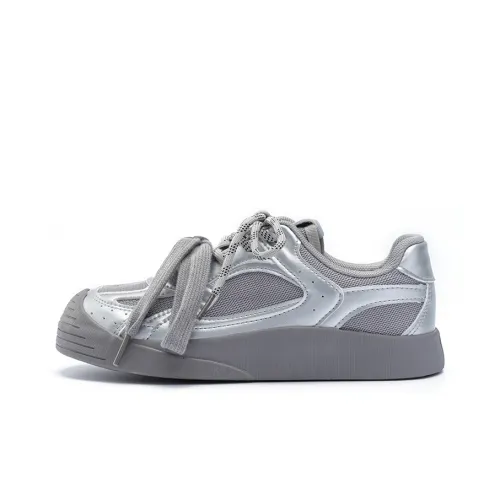 Dafu leaps forward Skateboard Shoes Women's Low-Top Gray