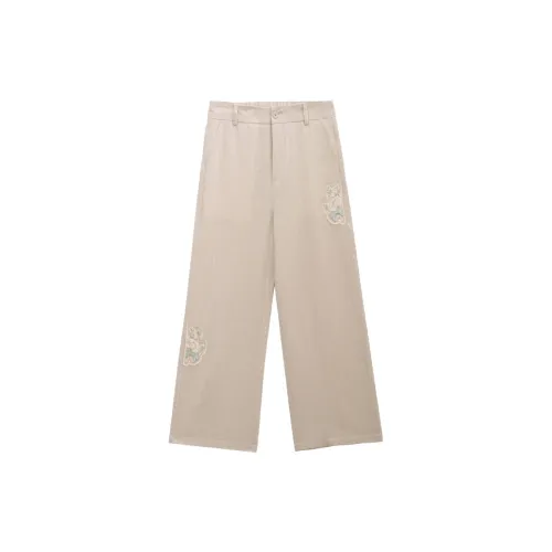 HIPPIEMISS Casual Pants Women's Light Khaki