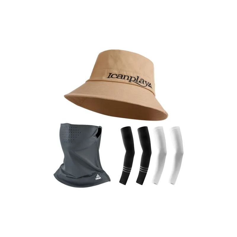 PEAK Cotton Bucket Hats Unisex Camel-6