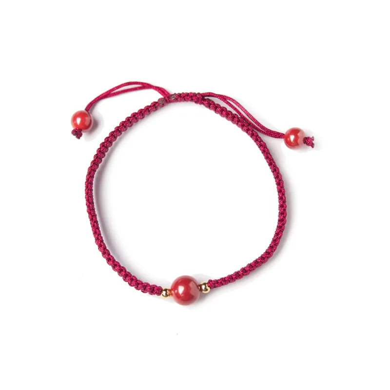 Tokai Family Reconstructed Cinnabar Bracelets Unisex-6