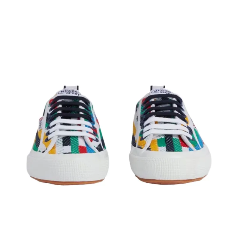 SUPERGA x MISSONI Low-Top Skateboard Shoes Unisex Multicolor-3