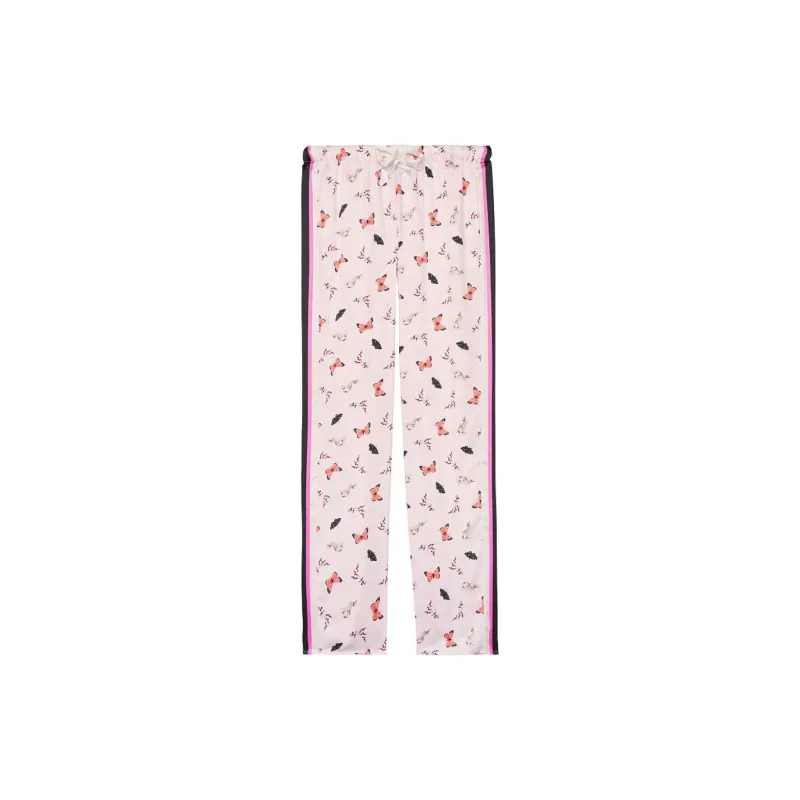 Victoria's Secret Pajama Pants Women's Pink Base Animal Print-0