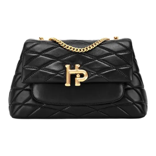 Hush Puppies Sheepskin Shoulder Bag Crossbody Bag Women's Black