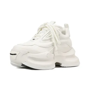 UanDi Cushioning Anti-Slip And Wear-Resistant Height Increasing Low-Top Chunky Sneakers Women's