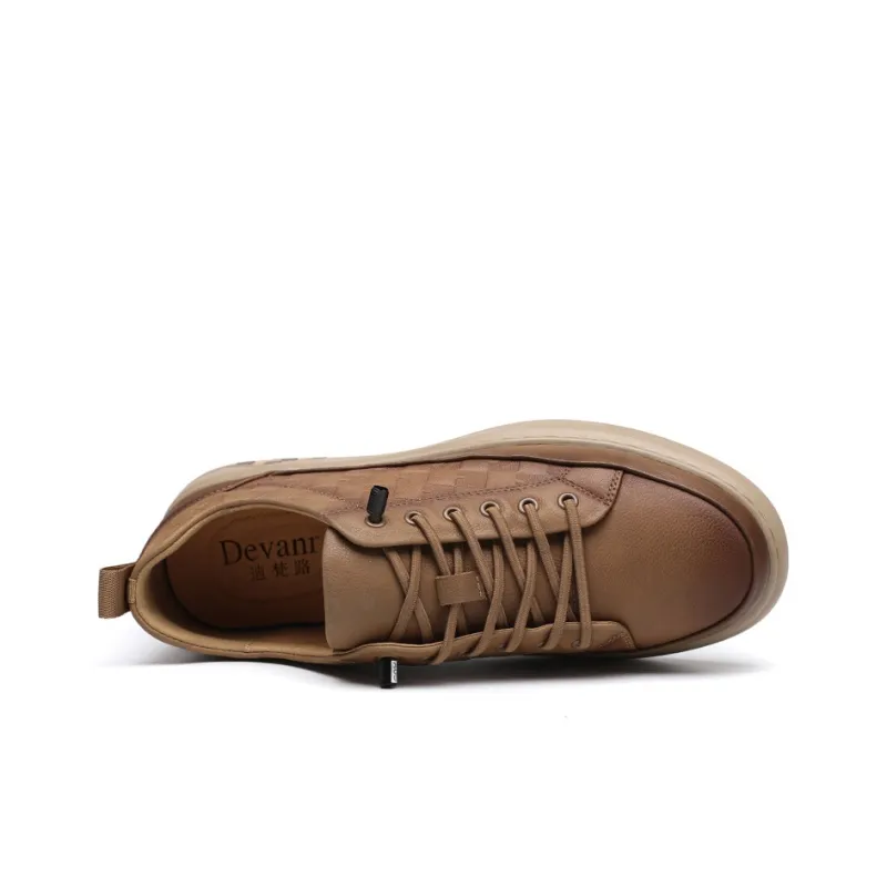 Devanro Moisture-Wicking Wear-Resistant Breathable Slip-Resistant Casual Skateboard Shoes Men's-5