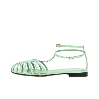 Alevì Elena Leather Flat Sandals