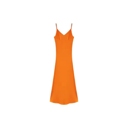 INSUN Slip Dresses Women's Orange