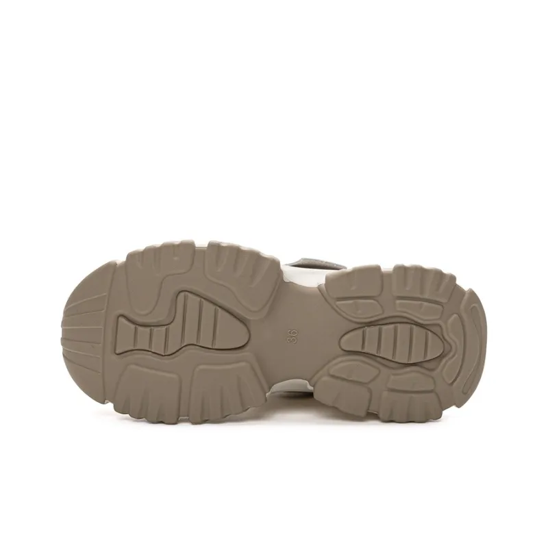 JNLVWA Slip-Resistant Breathable Lightweight Height Increasing Low-Top Chunky Sneakers Women's-12
