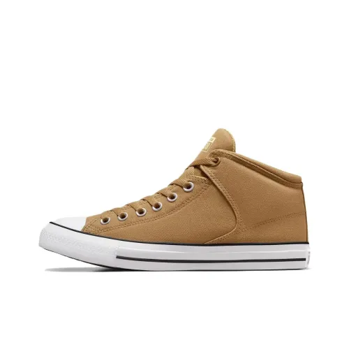 Converse Chuck Taylor All Star Canvas Shoes Unisex Mid-Top Tan