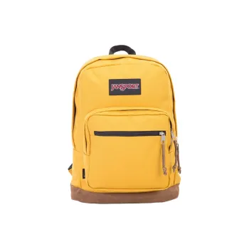 JanSport Polyester Backpack Medium Size Women's Ginger Yellow