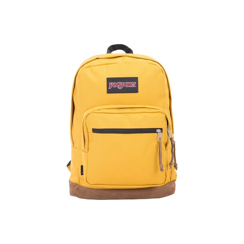 JanSport Polyester Backpack Medium Size Women's Ginger Yellow-0