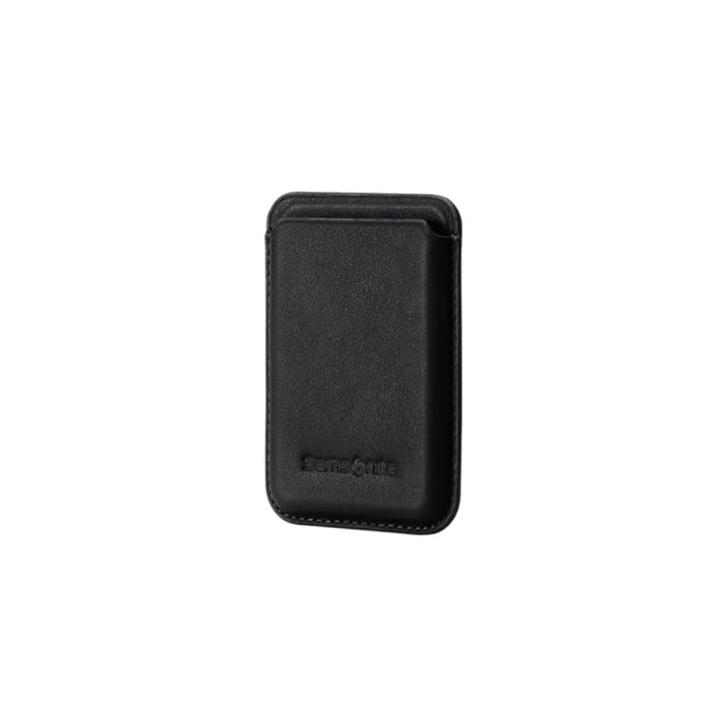SAMSONITE Cow Leather Card Holder Men's Black-1
