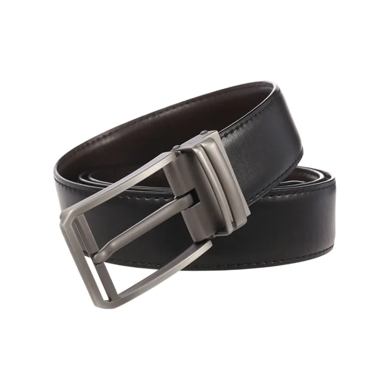 CARTELO Cow Split Leather Belts Men's Width 3.5cm-3