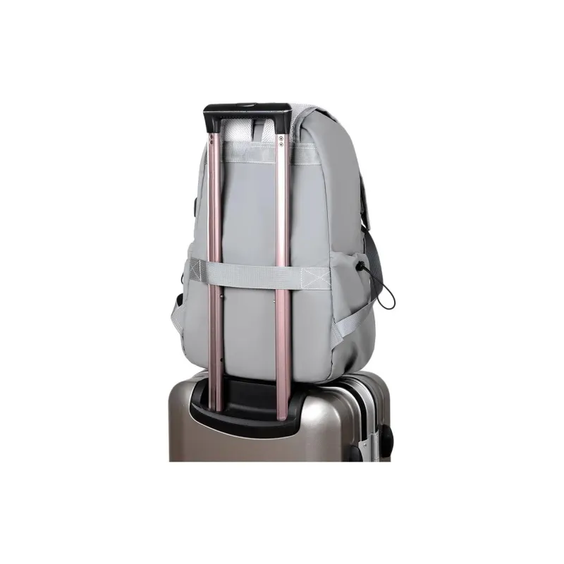 Warrior Oxford Laptop Bag Backpack Large Size Unisex Black/Gray-8