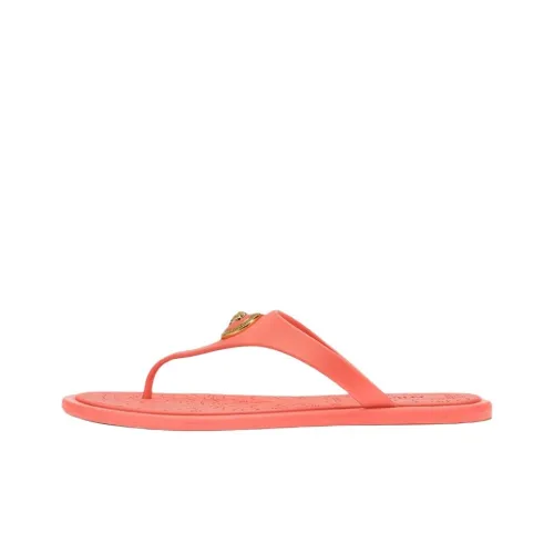 VERSACE Medusa Flip Flops Women's Orange