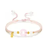 Fortune Peaceful Buckle Bracelet[Peach Pink]