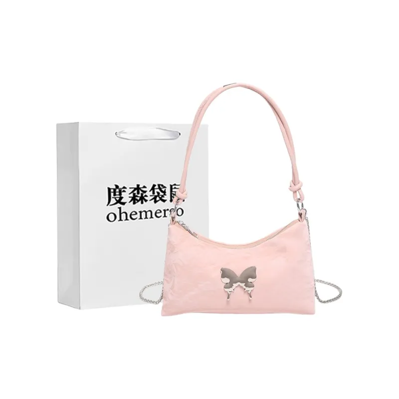 Dusen Kangaroo PU Crossbody Bag Regular Women's Blue/Pink/White/Black-8