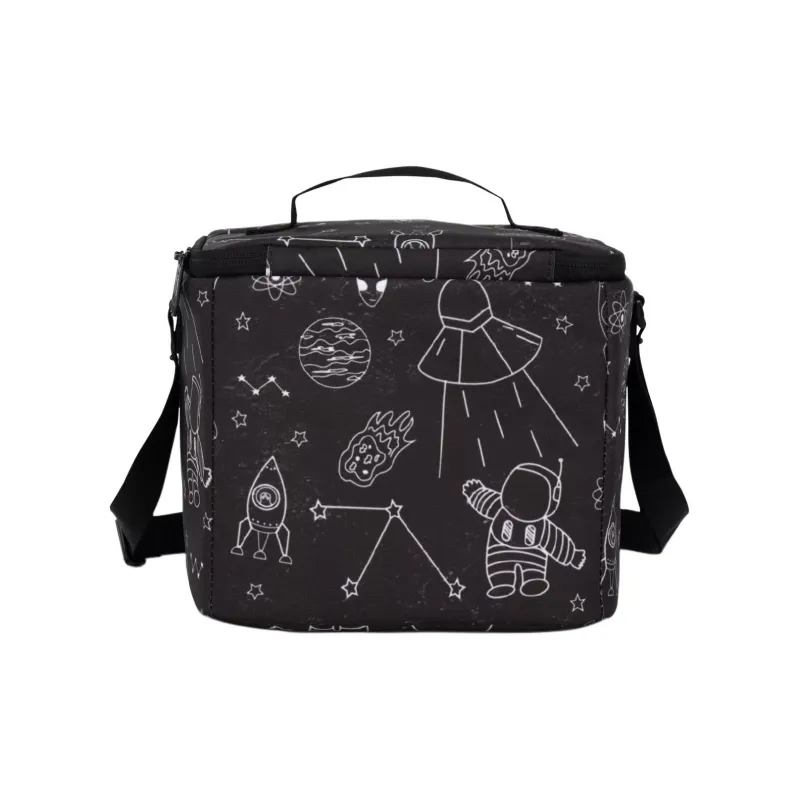 JanSport Polyester Crossbody Bag Lunch Bag Storage Bag Unisex Cosmic Black-0