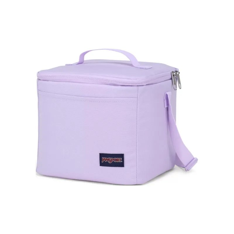 JanSport Polyester Crossbody Bag Lunch Bag Storage Bag Unisex Light Purple-1