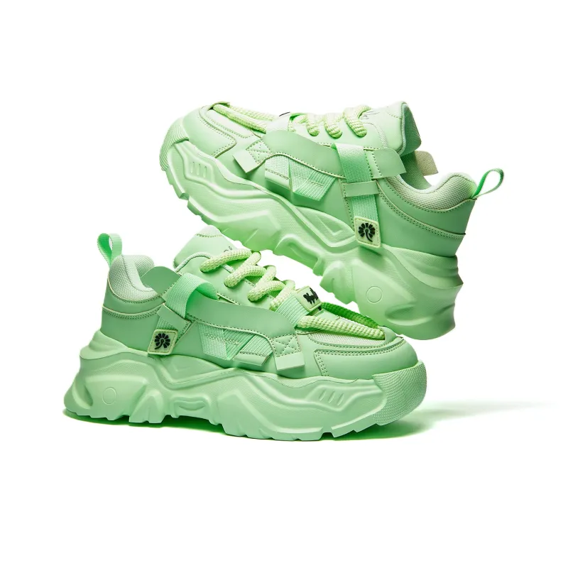 RIFUGIO VO' Wear-Resistant Height Increasing Low-Top Chunky Sneakers Unisex-24