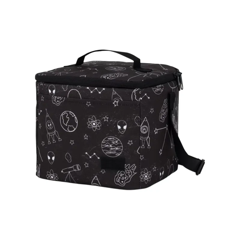 JanSport Polyester Crossbody Bag Lunch Bag Storage Bag Unisex Cosmic Black-1