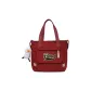 Red Shoulder Bag with White Duck Charm