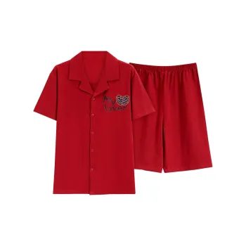 GOSO Pajama Set Men's Red Shades