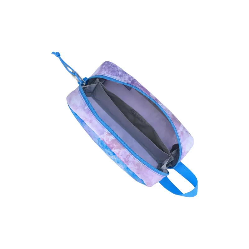JanSport Polyester Makeup Bag Storage Bag Unisex Light Blue Purple-3