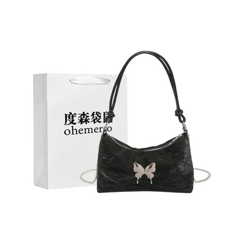 Dusen Kangaroo PU Crossbody Bag Regular Women's Blue/Pink/White/Black-25