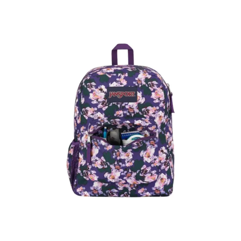 JanSport Polyester Backpack Unisex Dark Purple-1