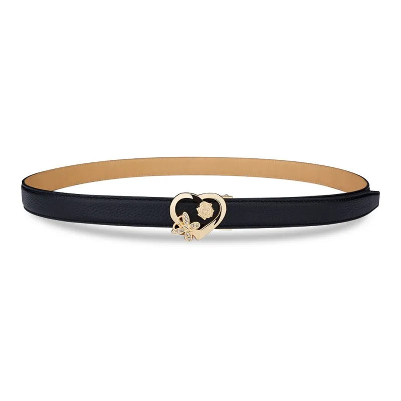 WilliamPOLO Cow Leather Leather Belts Women's Width  2.5cm-2