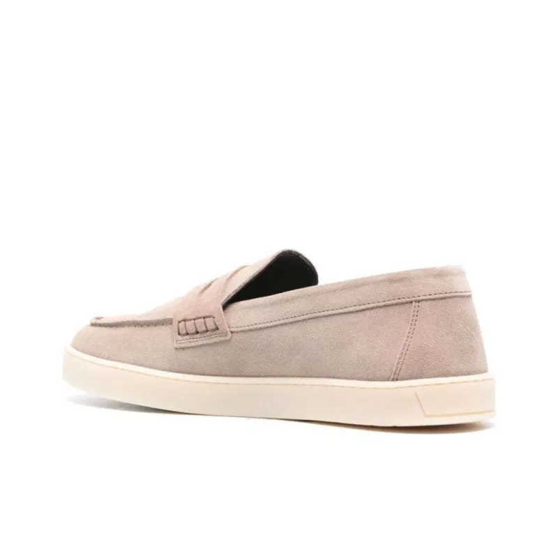 Canali Suede Slip on Loafers-2