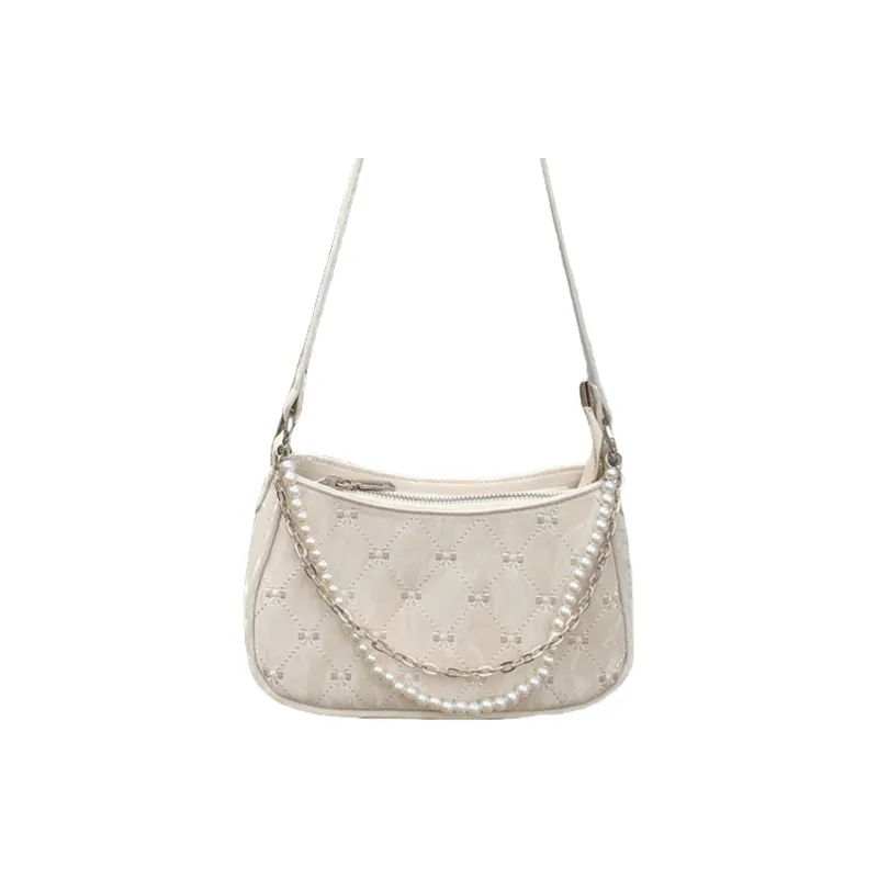 OTA PU Shoulder Bag Crossbody Bag Regular Women's Ecru Pink Black-19