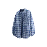 Blue Plaid (Long Style)