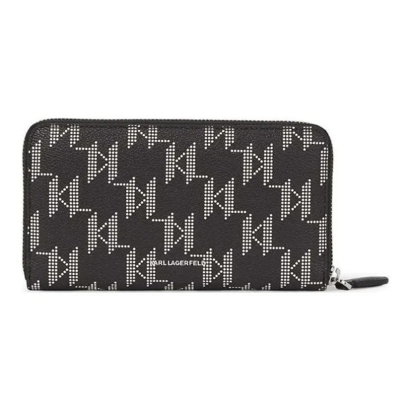 KARL LAGERFELD / Karl Lagerfeld Jeans Ikon Monogram Continental Wallet-1