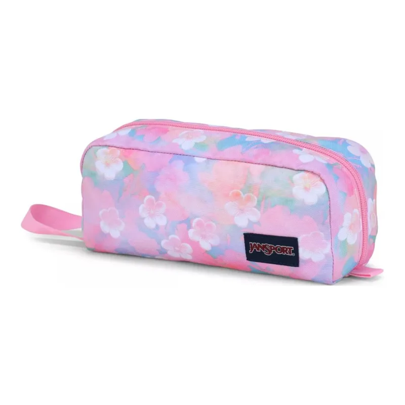 JanSport Polyester Storage Bag Makeup Bag Unisex Neon Rainbow Daisy-1
