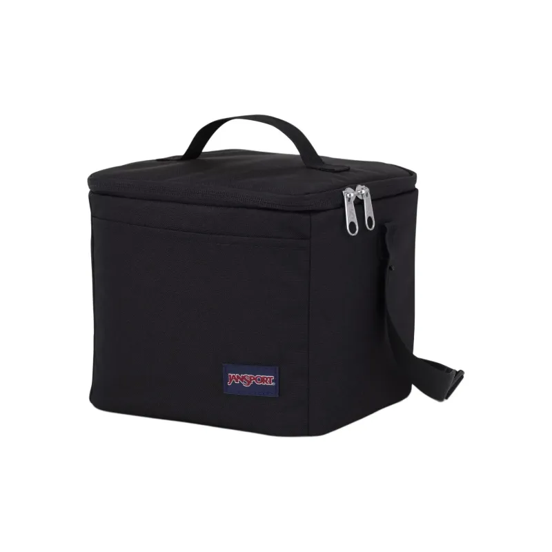 JanSport Recycled Polyester Lunch Bag Shoulder Bag Crossbody Bag Storage Bag Unisex Black-2