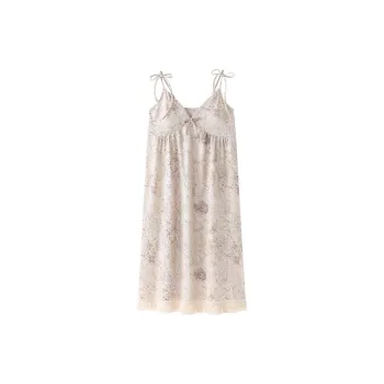 OEING Nightgown Women's Floral Apricot