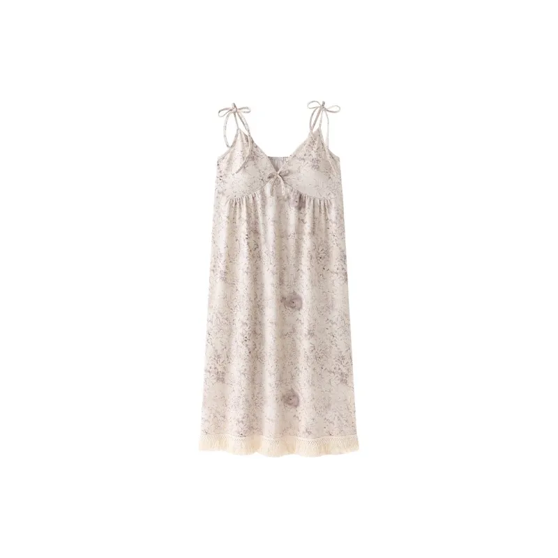 OEING Nightgown Women's Floral Apricot-0