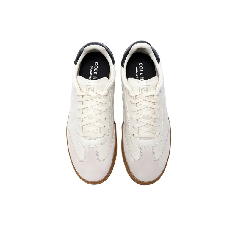COLE HAAN Low Top Skateboard Shoes Men's White Gray-3