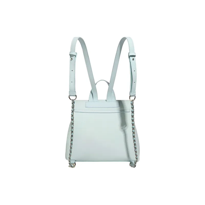 MINLUBAOLUO PU Backpack Women's Blue/Green-2