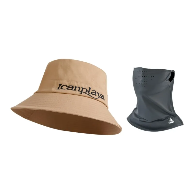 PEAK Cotton Bucket Hats Unisex Camel-2
