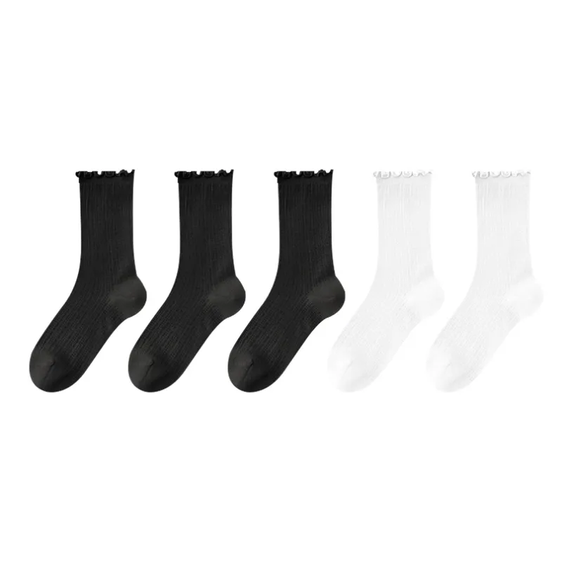AOKANG Mid Calf Socks Women's 5 Pack-15